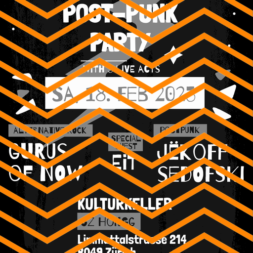 Alternative Rock Post-Punk Party Jëkoff Sedofski + Gurus of Now + EIT ¦ 3 Live Acts!