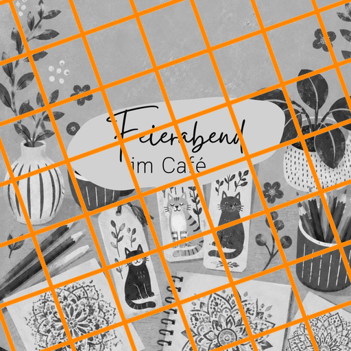 Feierabend im Café - Katzen, Mandalas & Drinks