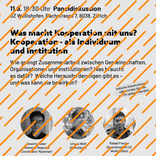 Paneldiskussion im GZ Wollishofen: Was macht Kooperation mit uns?