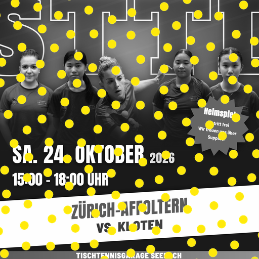 Tischtennis der höchsten Damen-Liga in Seebach: TTC ZH Affoltern gegen Kloten