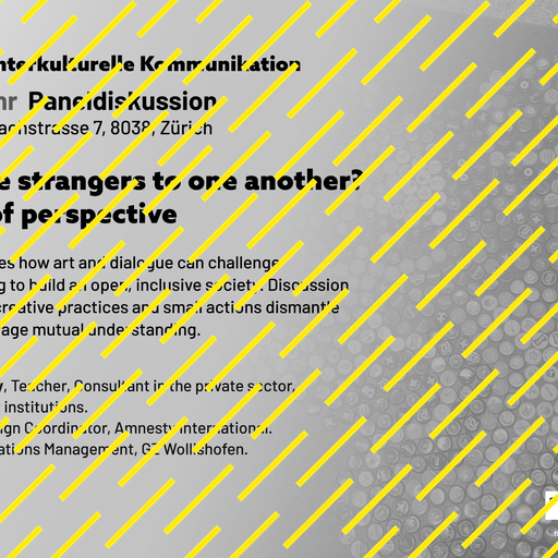 Paneldiscussion: Why are we strangers to one another? A change of perspective